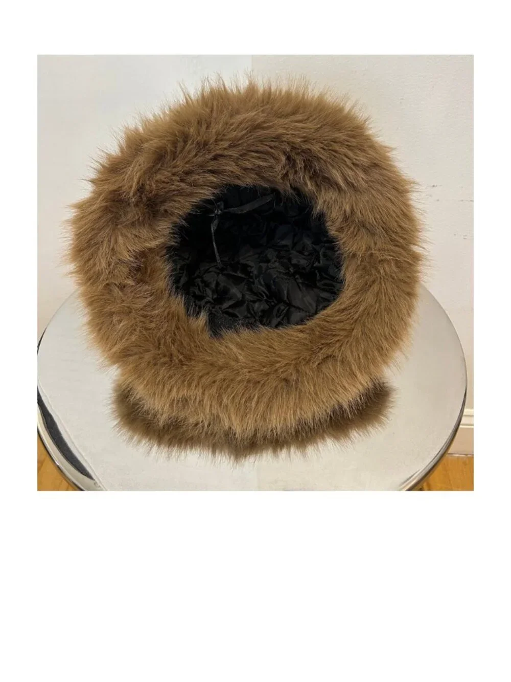 Shaggy Faux Fur Bucket Hat - Picture 2 of 2